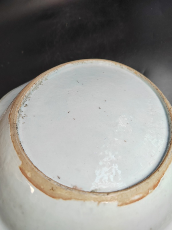 古玩陶瓷粉彩蝴蝶花卉紋盤拍賣,當前價格1999元