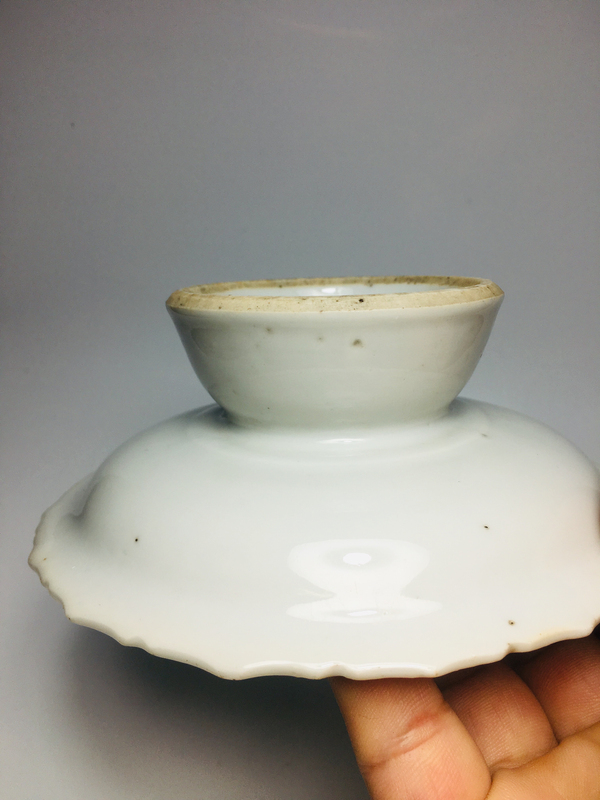 古玩陶瓷甜白釉花口高足洗拍賣,當(dāng)前價(jià)格888元