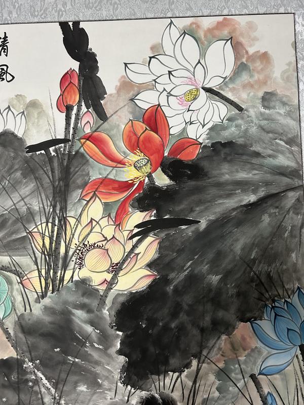 古玩字畫王一容老師作品清風和氣拍賣,當前價格788元