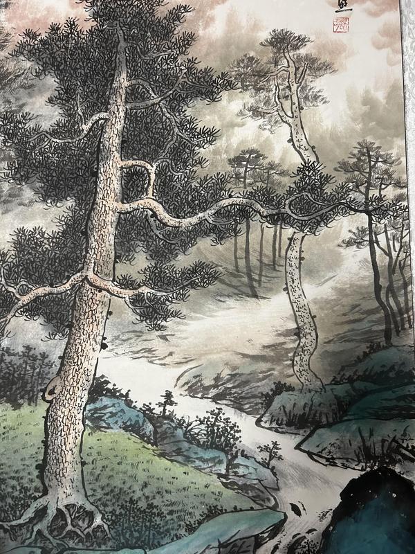 古玩字畫諸明《松風雅韻》拍賣,當前價格850元