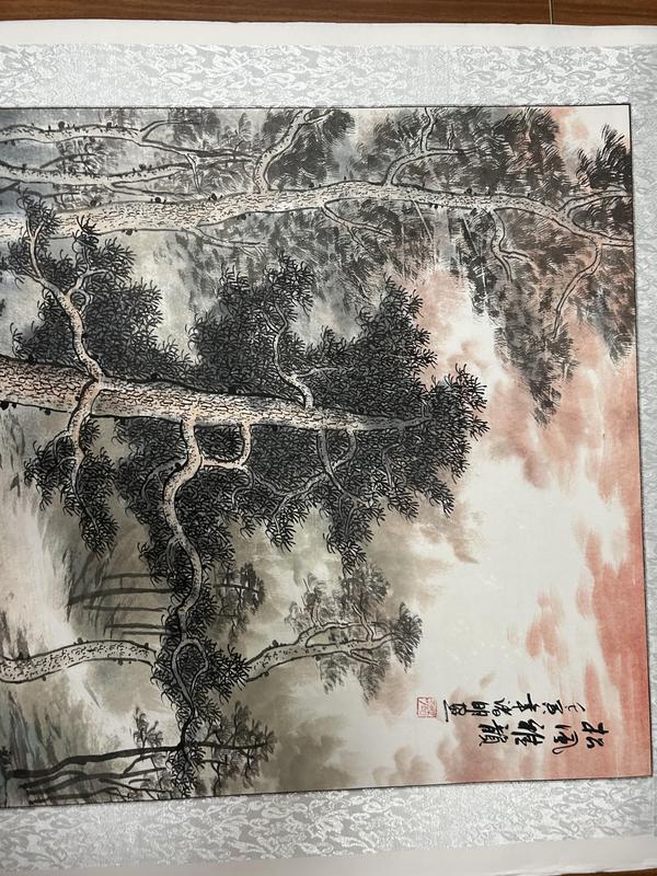 古玩字畫諸明《松風雅韻》拍賣,當前價格850元