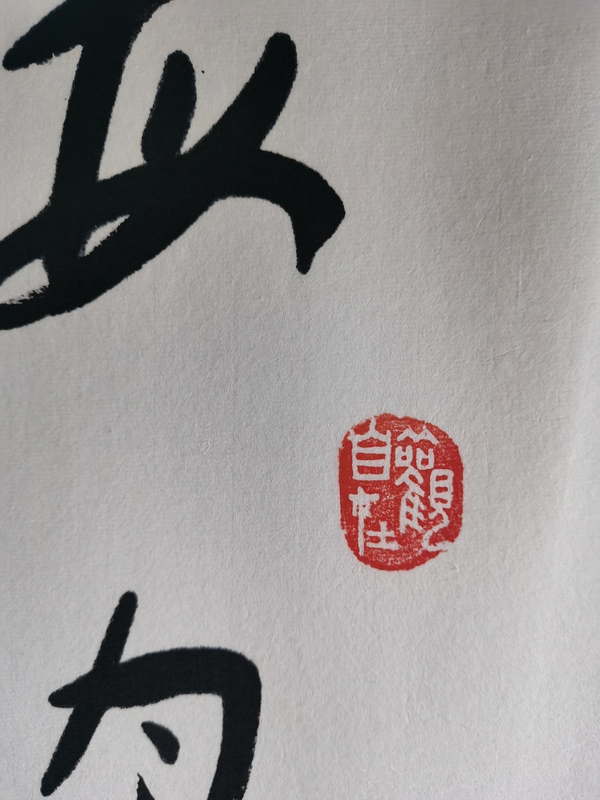 古玩字畫皇家書法家老中書協(xié)會員愛新覺羅·啟航書法海內(nèi)存知己拍賣，當(dāng)前價格6000元