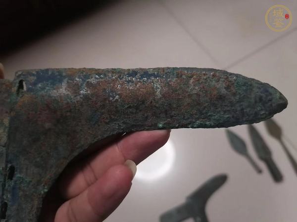 古玩銅器青銅戈真品鑒賞圖