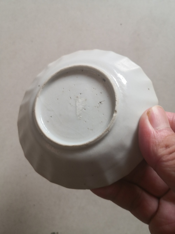古玩陶瓷康熙.紅綠彩花籃盤拍賣,當前價格777元