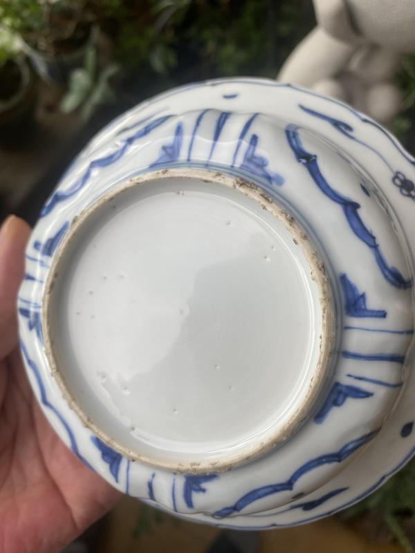 古玩陶瓷青花八寶花卉紋盤拍賣,當(dāng)前價(jià)格4200元