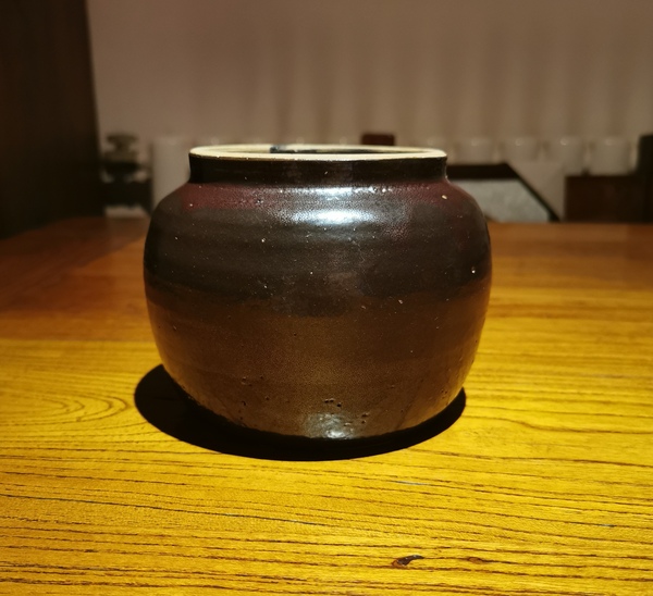 古玩陶瓷明代?油滴釉茶入拍賣,當(dāng)前價格1300元