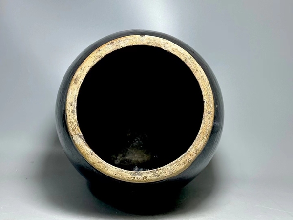 古玩陶瓷磁州窯油滴卷缸拍賣,當前價格12000元
