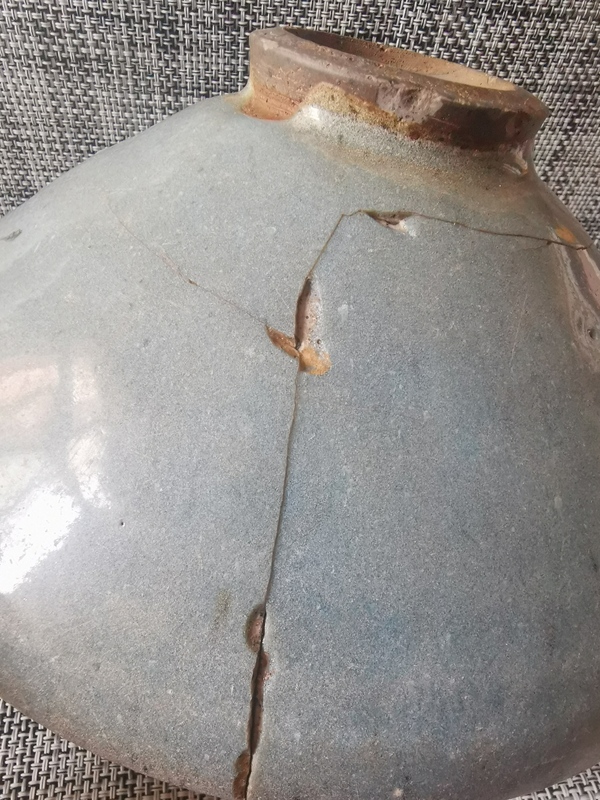古玩陶瓷鈞窯天藍釉大碗拍賣,當前價格2222元