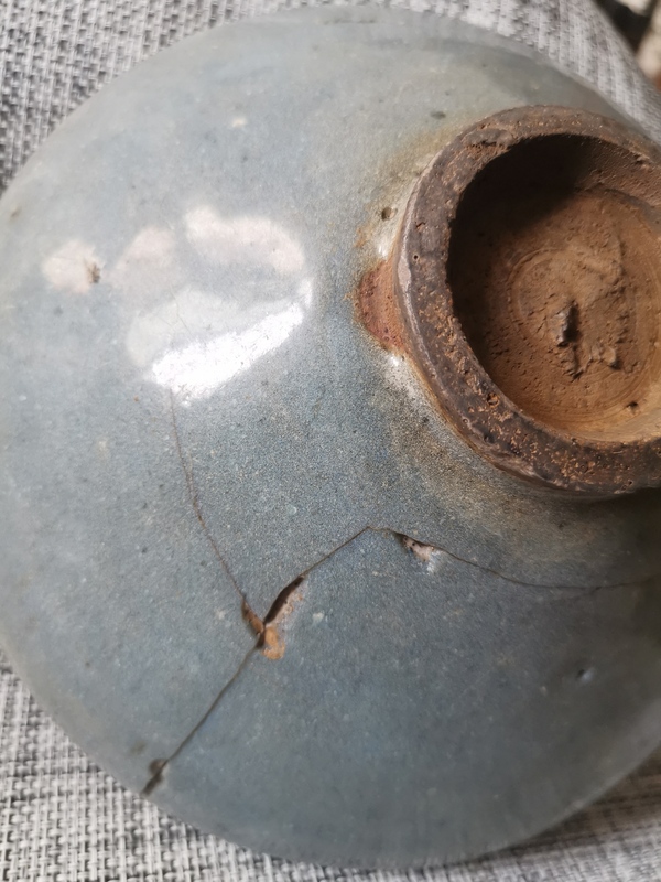 古玩陶瓷鈞窯天藍釉大碗拍賣,當前價格2222元