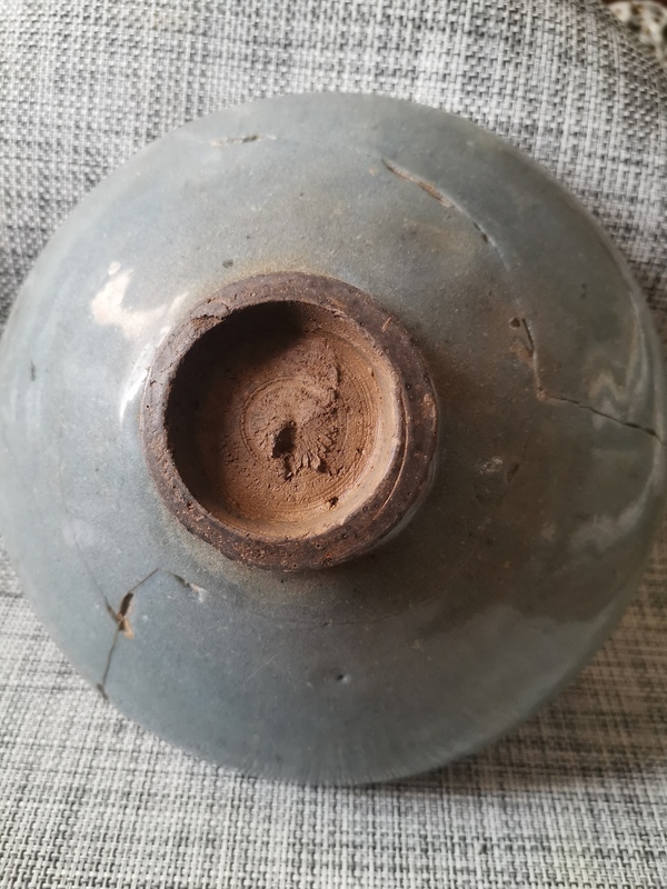 古玩陶瓷鈞窯天藍釉大碗拍賣,當前價格2222元