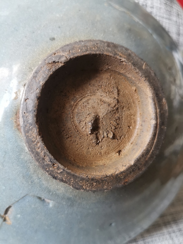 古玩陶瓷鈞窯天藍釉大碗拍賣,當前價格2222元