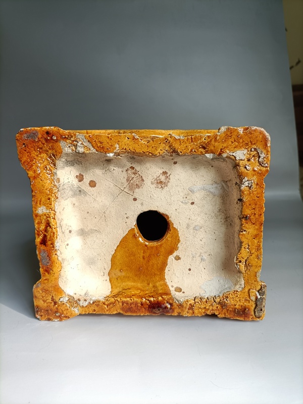 古玩陶瓷黃釉獅子擺件拍賣,當前價格420元