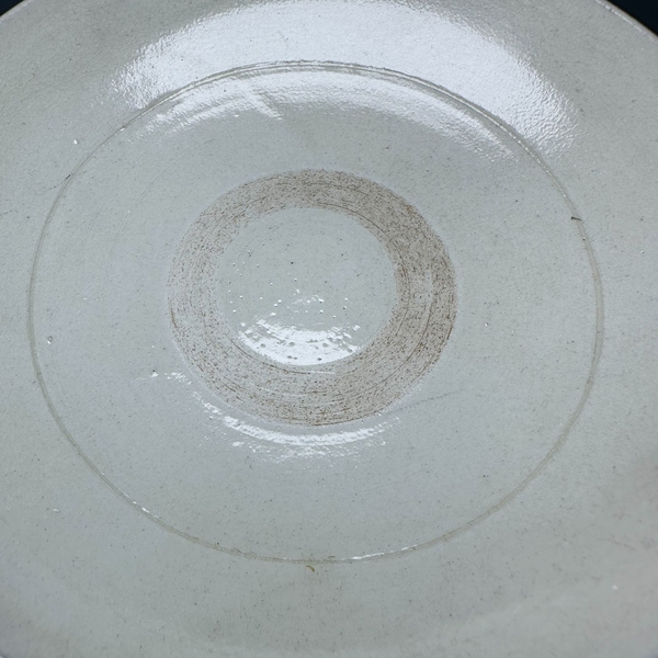 古玩陶瓷霍州窯白釉盤拍賣,當前價格3800元