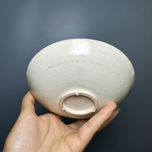 古玩陶瓷霍州窯白釉盤拍賣,當前價格3800元