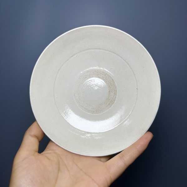 古玩陶瓷霍州窯白釉盤拍賣,當前價格3800元