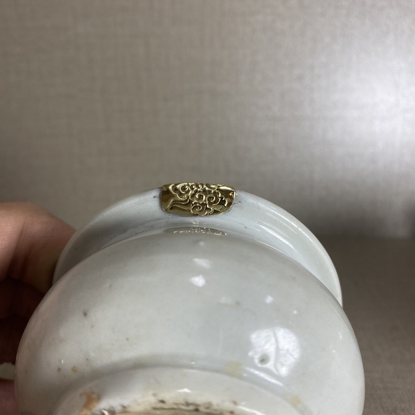 古玩陶瓷白釉圈足爐拍賣,當前價格799元