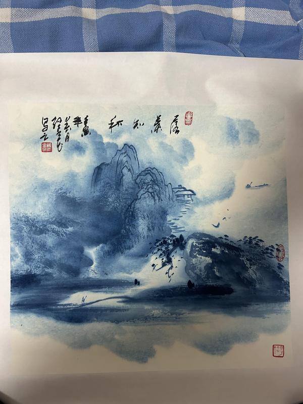 古玩字畫孫青花老師精品《落葉知秋》拍賣，當前價格2488元