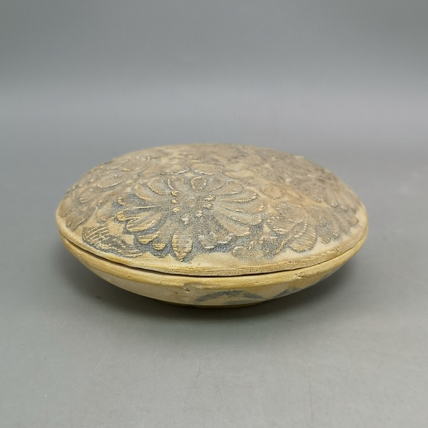 古玩陶瓷青花花卉紋粉盒子母盒拍賣,當(dāng)前價(jià)格1200元
