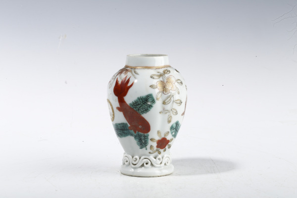 古玩陶瓷乾隆·粉彩魚藻紋雞腿瓶拍賣,當前價格5880元