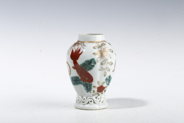 古玩陶瓷乾隆·粉彩魚藻紋雞腿瓶拍賣,當前價格5880元