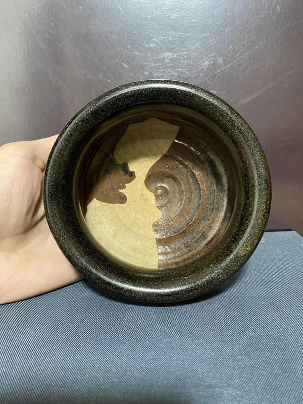 古玩陶瓷宋,贛州窯褐釉爐拍賣,當前價格4500元