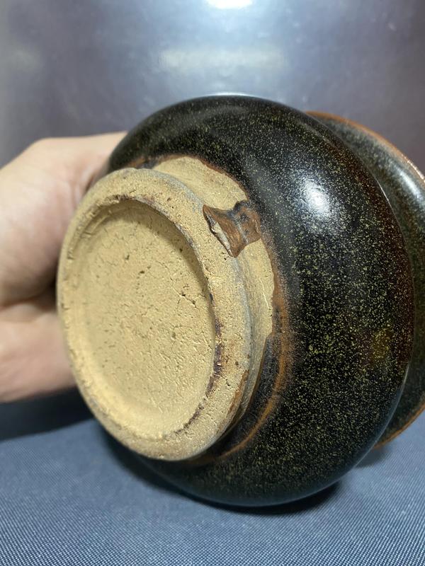 古玩陶瓷宋,贛州窯褐釉爐拍賣,當前價格4500元