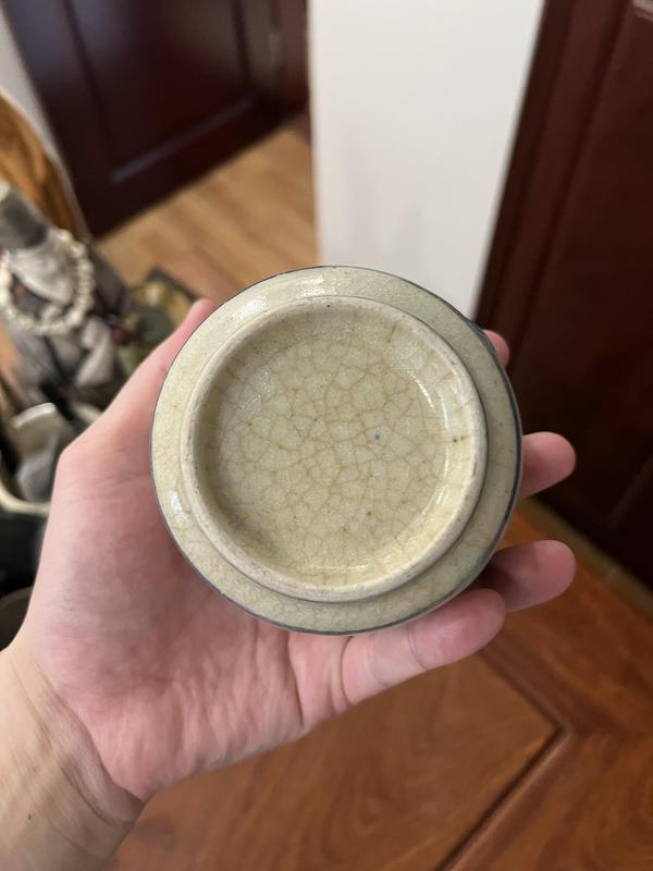 古玩陶瓷哥釉青花荷塘蜻蜓圖香爐拍賣,當(dāng)前價(jià)格299元