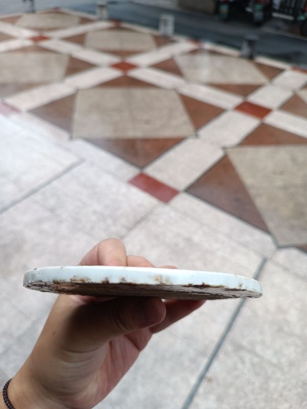 古玩陶瓷晚清傳世淺絳彩花鳥紋瓷板拍賣,當前價格2200元