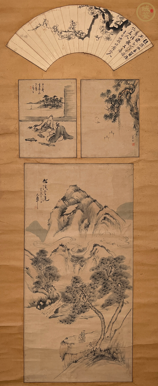 古玩字畫(huà)四挖立軸真品鑒賞圖