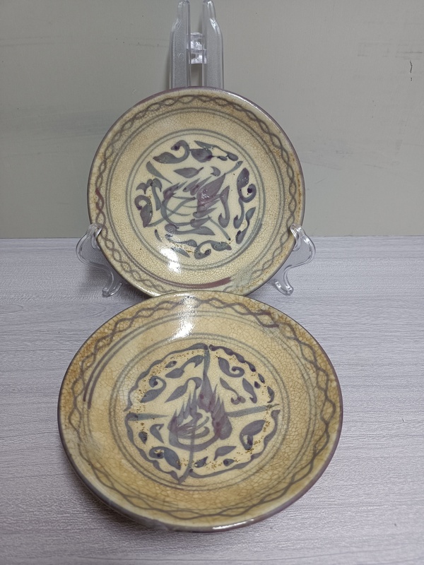 古玩陶瓷清.青花盤拍賣,當前價格198元