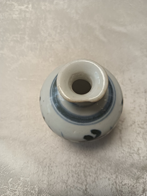 古玩陶瓷明代.青花紋罐拍賣,當前價格2980元