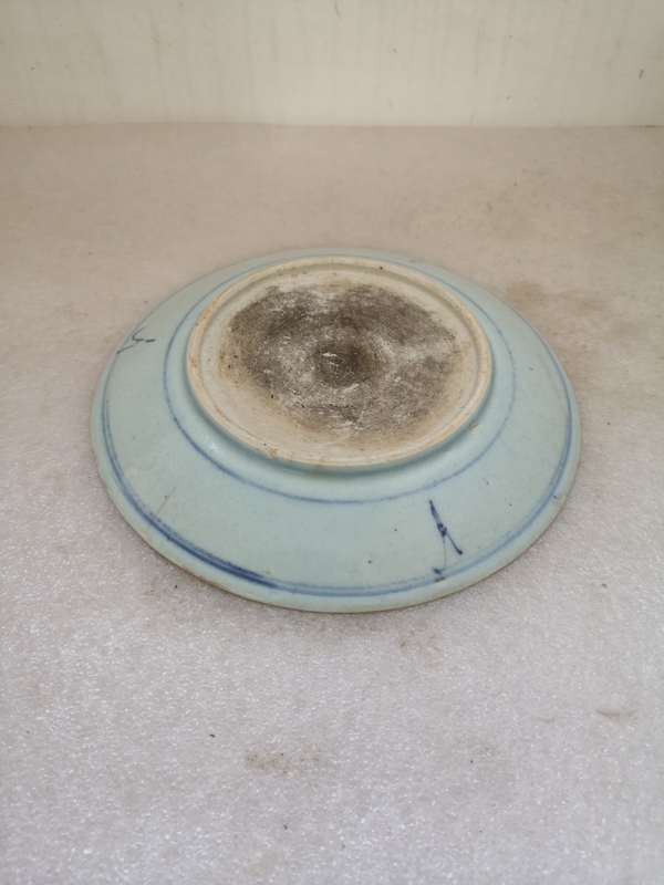 古玩陶瓷青花淡描花卉紋盤拍賣,當(dāng)前價格456元