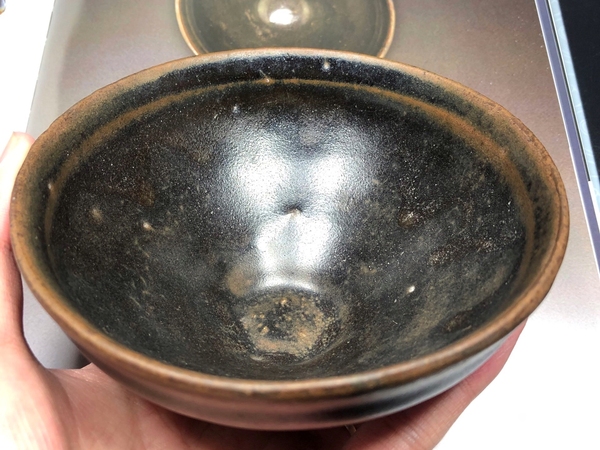 古玩陶瓷南宋·福清窯黑釉束口“幅州天目”建盞拍賣,當前價格15414元