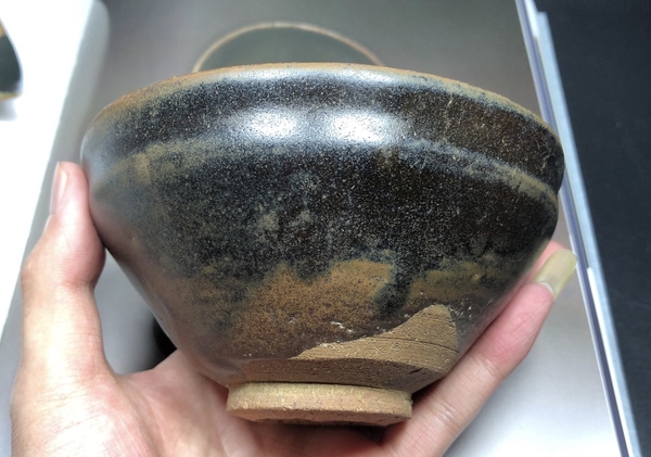 古玩陶瓷南宋·福清窯黑釉束口“幅州天目”建盞拍賣,當前價格15414元