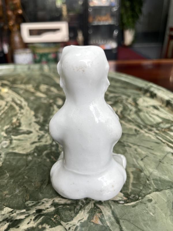 古玩陶瓷清代中晚期綠彩孩童擺件拍賣,當前價格888元