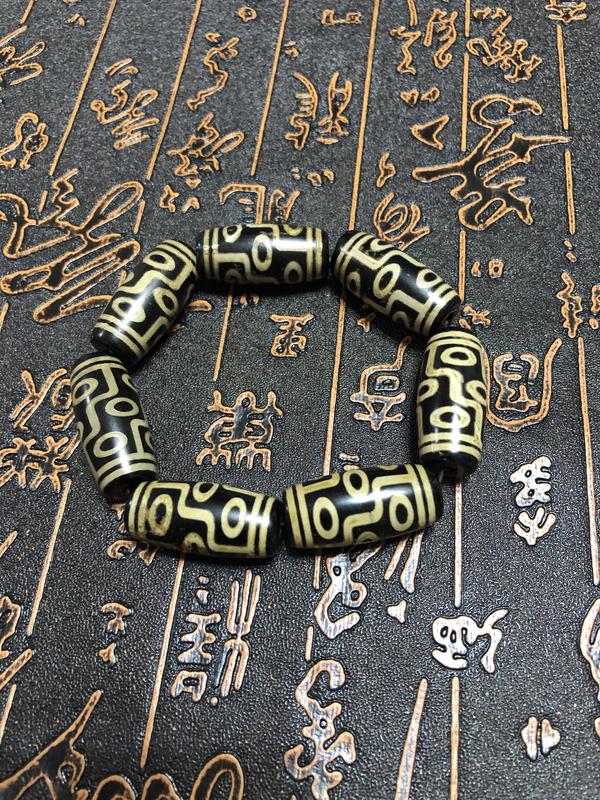 古玩玉器精品瑪瑙鑲蝕工藝珠手串拍賣,當(dāng)前價(jià)格225元