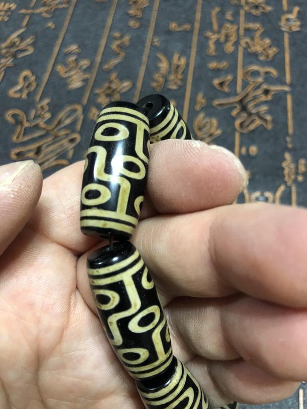 古玩玉器精品瑪瑙鑲蝕工藝珠手串拍賣，當(dāng)前價(jià)格1088元