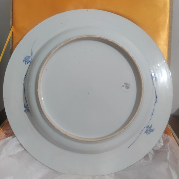 古玩陶瓷清早期青花鹿紋大盤拍賣,當前價格26000元