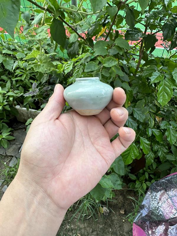 古玩陶瓷元代龍泉青瓷粉青釉水盂(館藏頂級(jí)精品)拍賣,當(dāng)前價(jià)格13800元