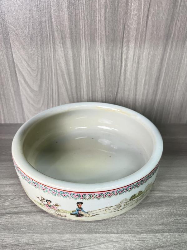 古玩陶瓷粉彩仕女人物水洗(極品文房器)拍賣,當前價格500元