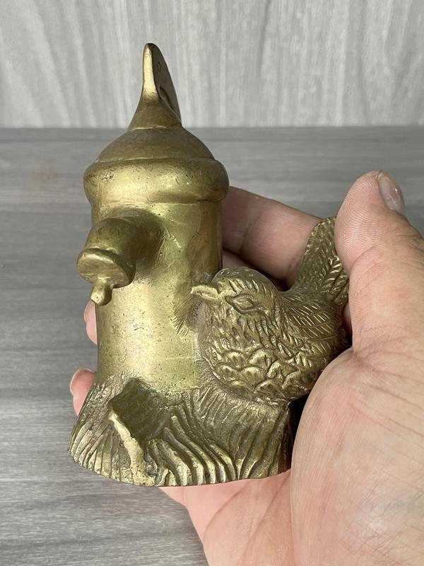 古玩雜項清晚期 歐洲貴族銅鎏金擺件拍賣,當前價格280元