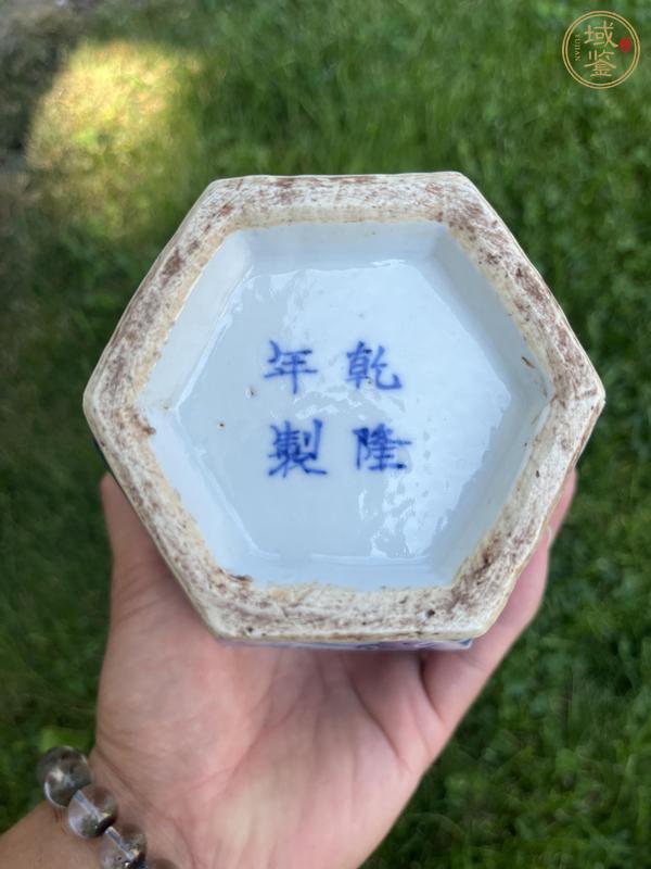 古玩陶瓷六棱冰梅瓶真品鑒賞圖