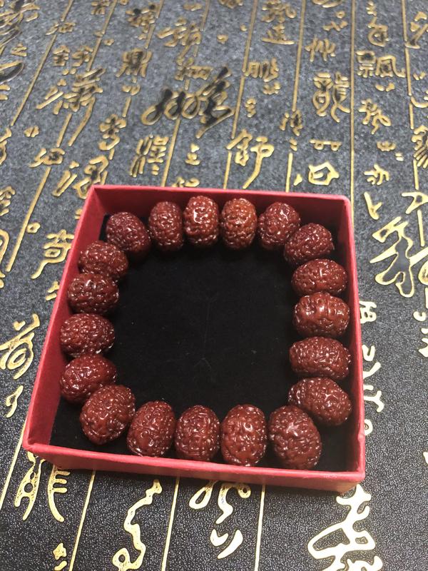 古玩玉器精品天然金剛菩提手串拍賣,當前價格209元