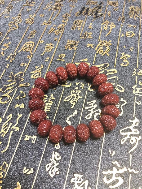古玩玉器精品天然金剛菩提手串拍賣,當前價格209元