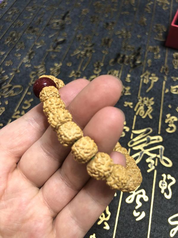 古玩玉器精品天然金剛菩提手串拍賣，當前價格388元