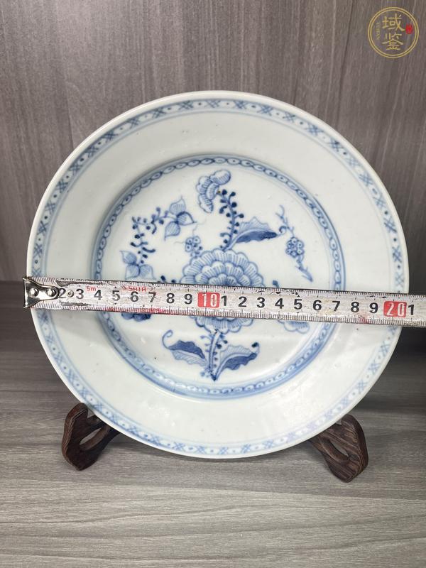 古玩陶瓷清早·青花花卉紋盤真品鑒賞圖