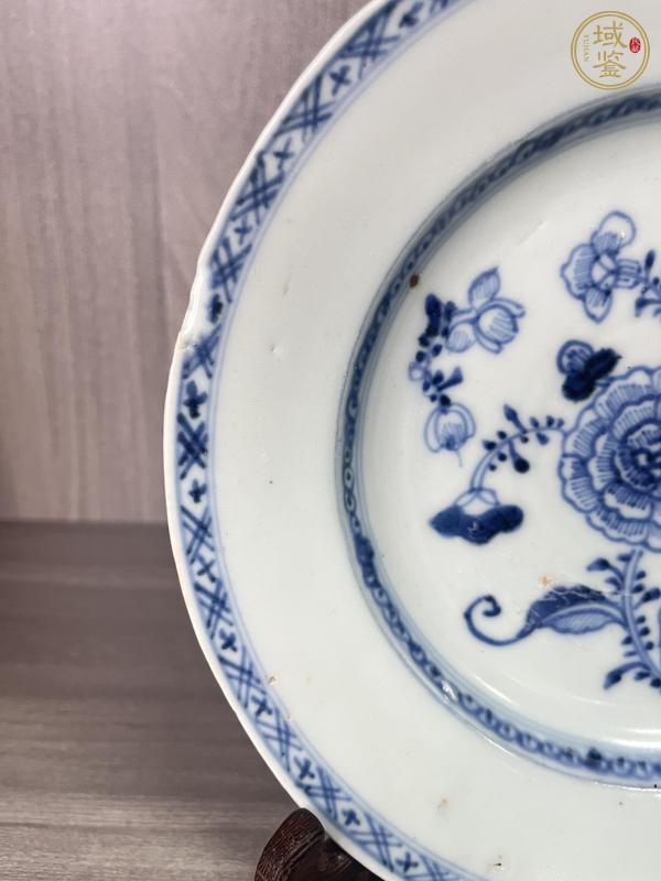 古玩陶瓷清早·青花花卉紋盤真品鑒賞圖