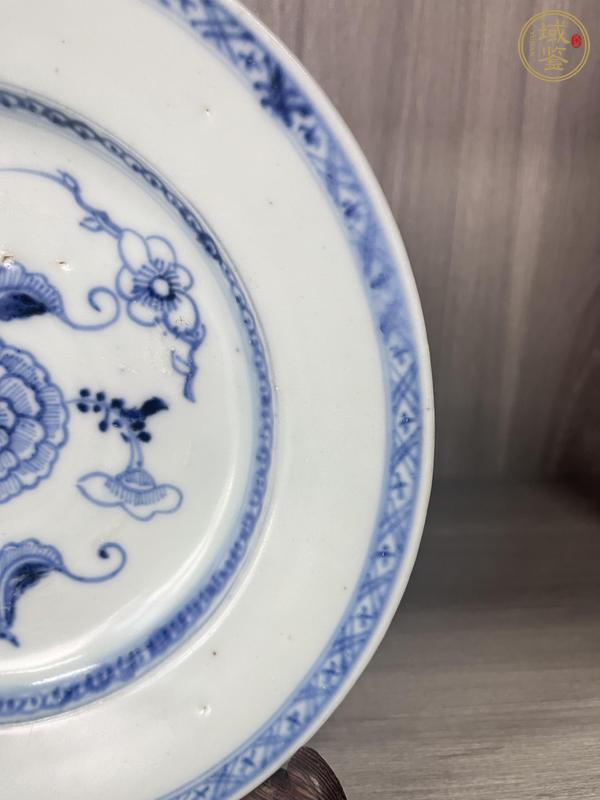 古玩陶瓷清早·青花花卉紋盤真品鑒賞圖