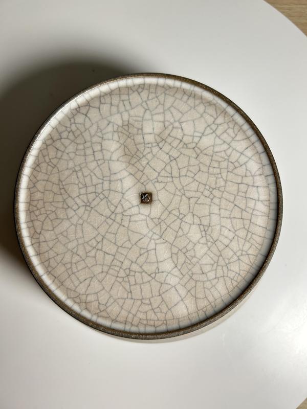 古玩陶瓷哥釉弦紋水洗拍賣,當(dāng)前價格850元