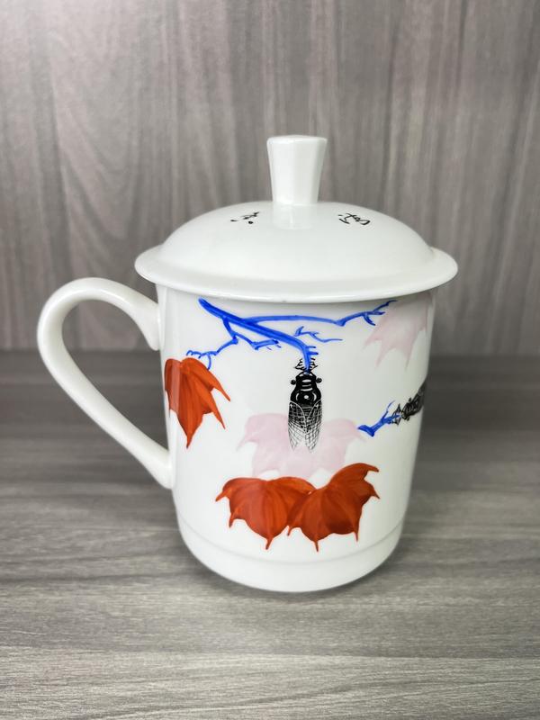 古玩陶瓷名家精品 彩繪一鳴驚人圖茶杯拍賣，當(dāng)前價(jià)格360元